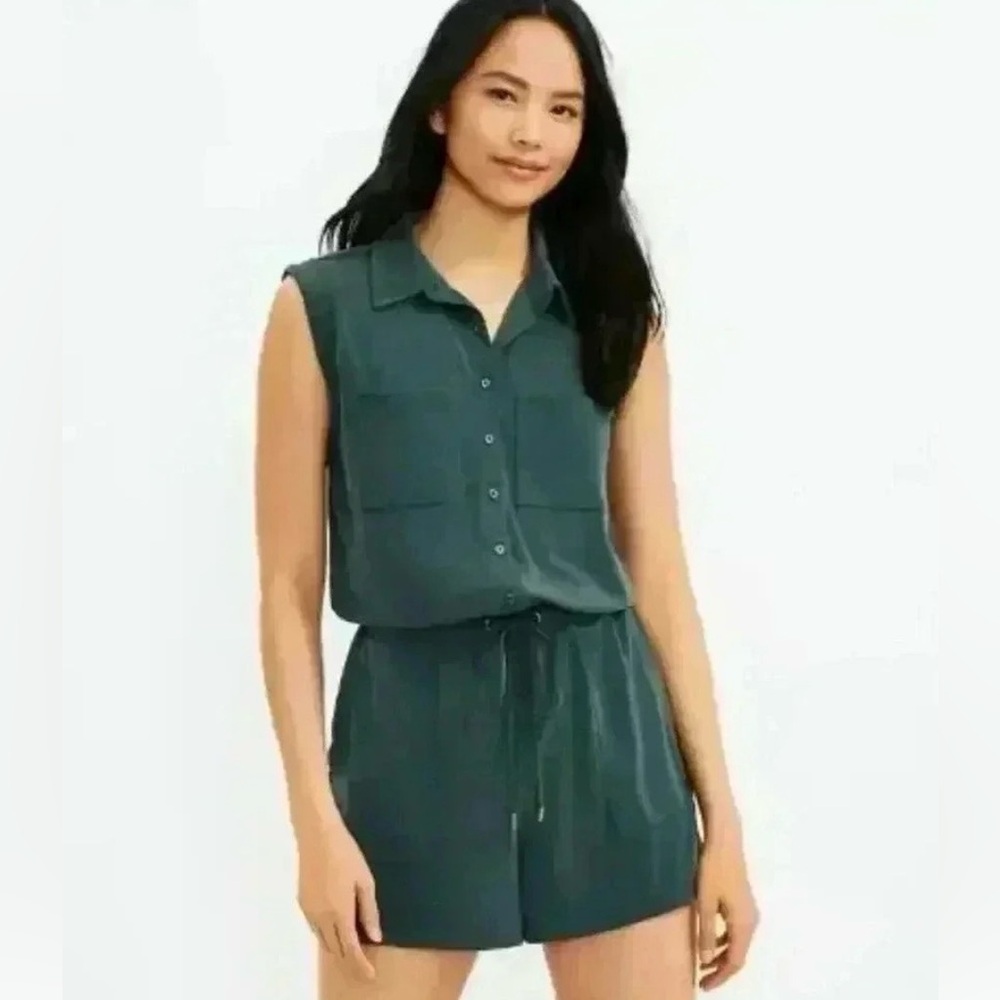 Lou & Grey Dark Green Romper